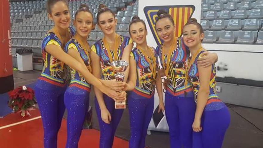 Títol català cadet per al Club Rítmica Manresa