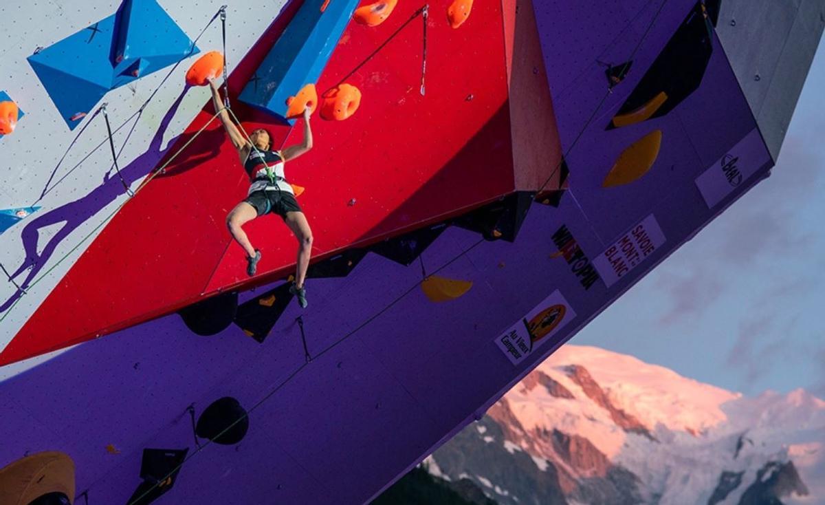 Final durante la Copa del Mundo de Dificultad, Chamonix 2019