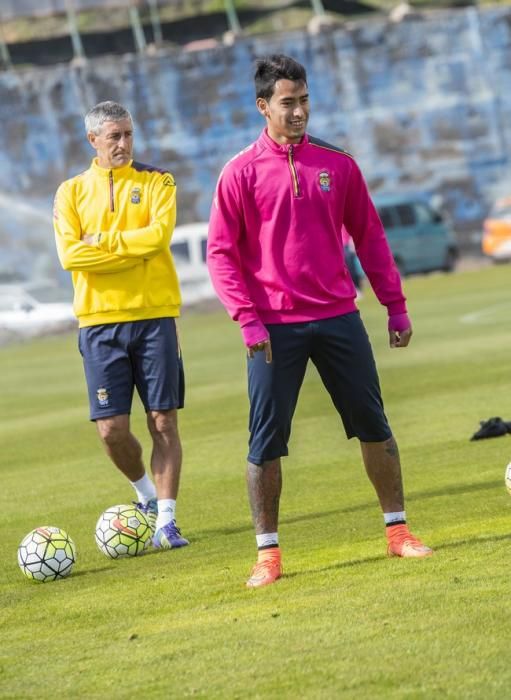 Entrenamiento de la UD Las Palmas