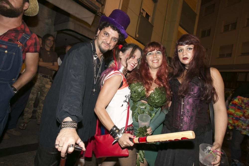 Carnaval de noche en Luanco