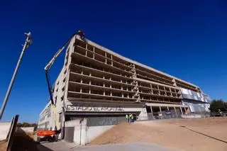 El Arcángel reactiva las obras de su fachada y ya tiene fecha para el cerramiento: objetivo, el 10 de febrero