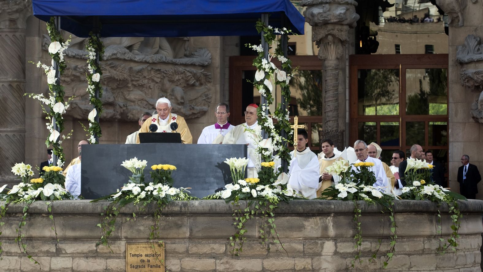 Benedicto XVI en la Sagrada Familia