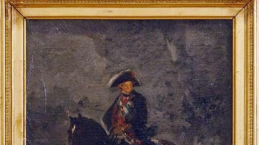 Boceto de Goya para el retrato del Rey Carlos IV