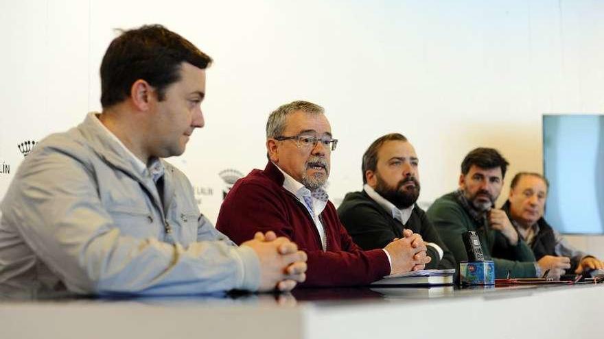 Carreira, Mariño, Cuíña, Casares y Méndez presentaron ayer las actividades. // Bernabé/Javier Lalín