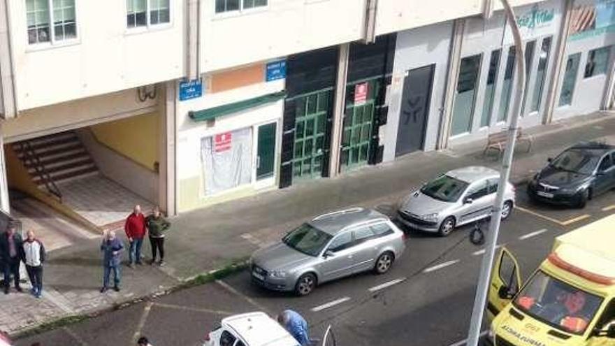 Estado de los vehículos tras la colisión. // Policía Local