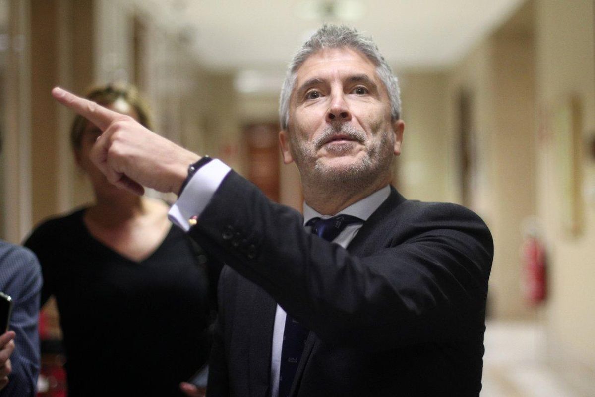 22/10/2019 El ministro del Interior en funciones, Fernándo Grande- Marlaska, su llegada a la reunión de la Diputación Permanente del Congreso, en Madrid (España), a 22 de octubre de 2019. 22/10/2019 El ministro del Interior en funciones, Fernándo Grande- Marlaska, su llegada a la reunión de la Diputación Permanente del Congreso, en Madrid (España), a 22 de octubre de 2019.