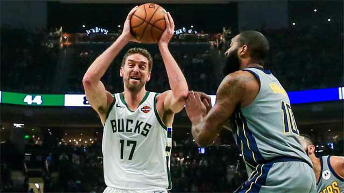 Primera victoria de Gasol con los Bucks