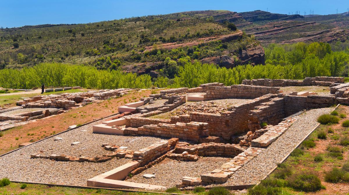 El yacimiento celtíbero-romano de Tiermes, en Soria