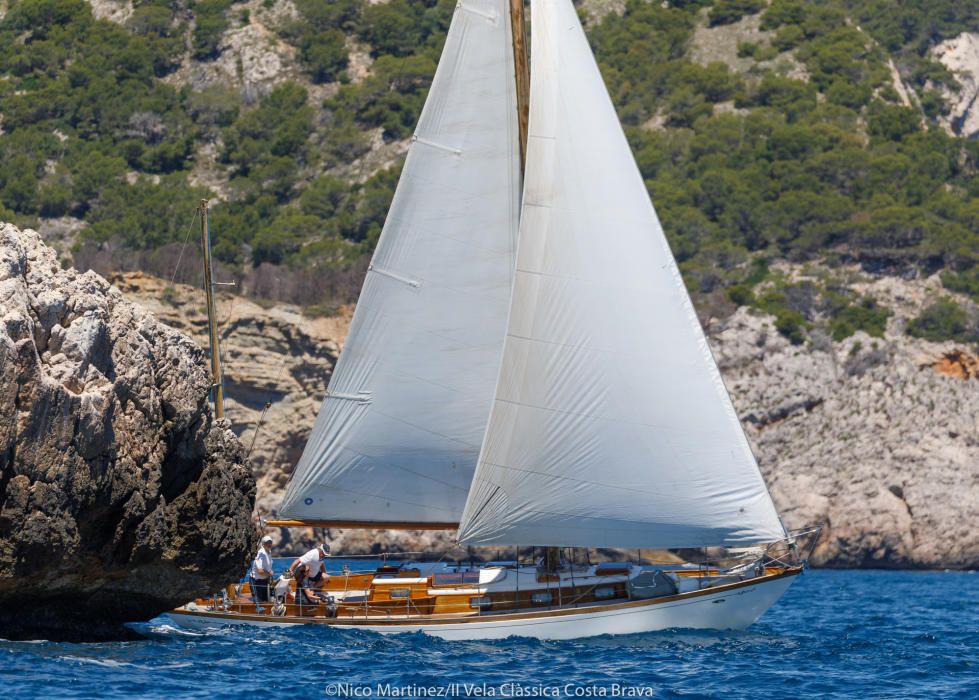 Segona prova de la regata Vela Clàssica Costa Brava