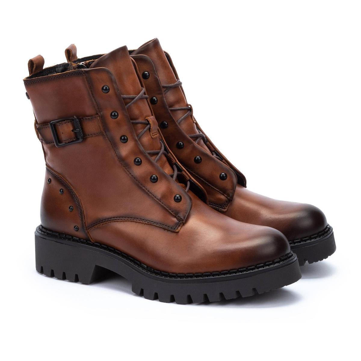 Bota biker con suela voluminosa de Pikolinos