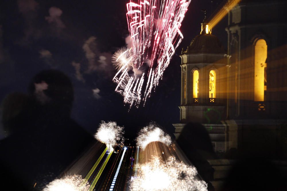 Focs artificials per tancar les Fires de Girona