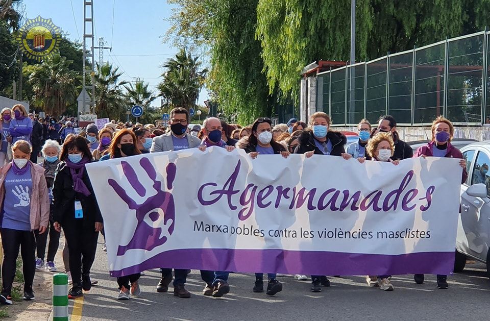 II Marcha Pueblos contra la violencia machista.