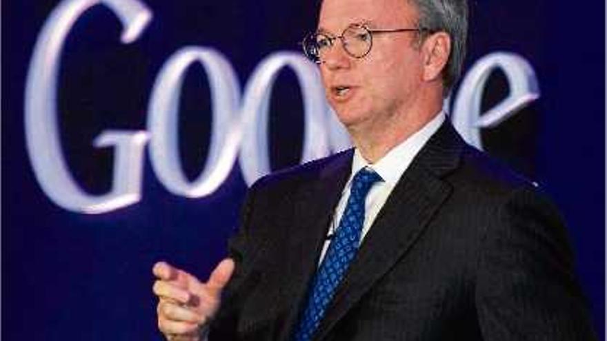 Eric Schmidt, president executiu de la multinacional tecnològica.