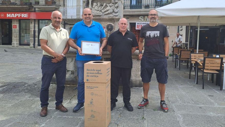 Redondela aposta pola reciclaxe de cortiza cun proxecto pioneiro