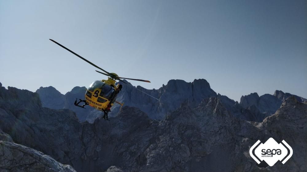 Rescate de montaña en Cabrales