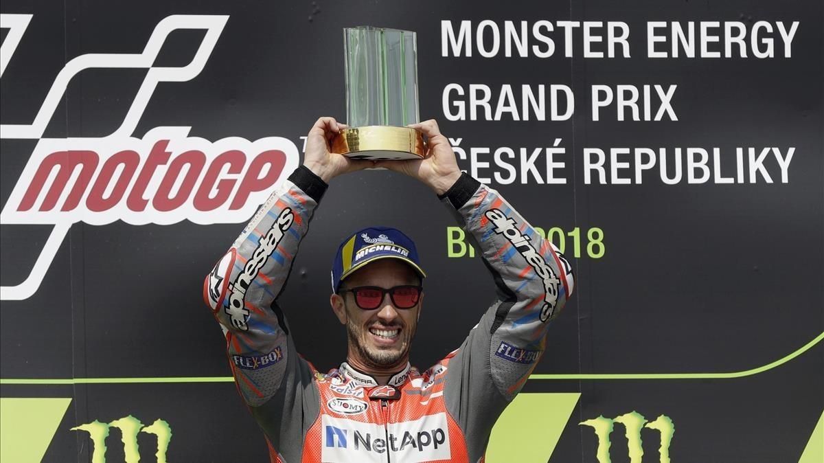 zentauroepp44552257 italian rider andrea dovizioso of the ducati team celebrates180805152510