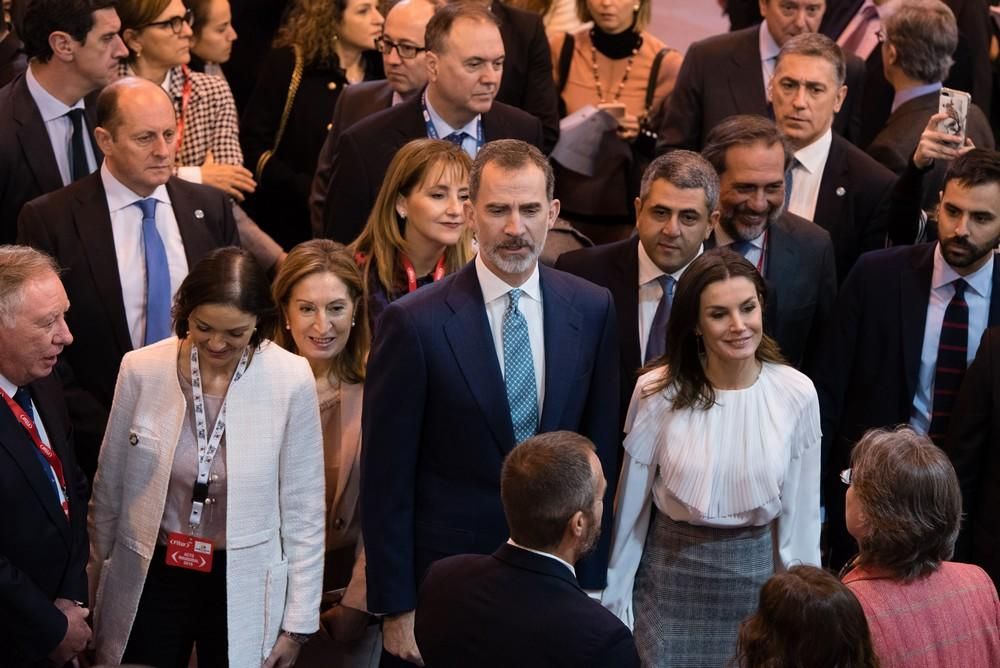 Inauguración del Pabellón de Canarias en la Feria Internacional de Turismo FITUR 2019.