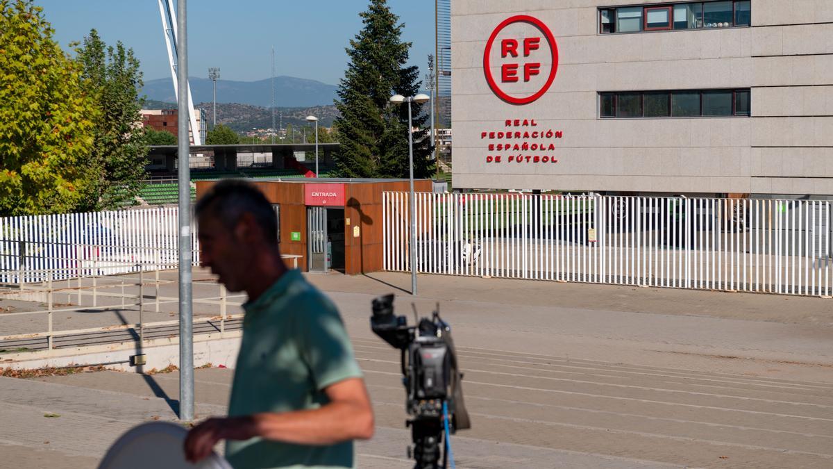 Imagen de la sede de la Real Federación Española de Fútbol.