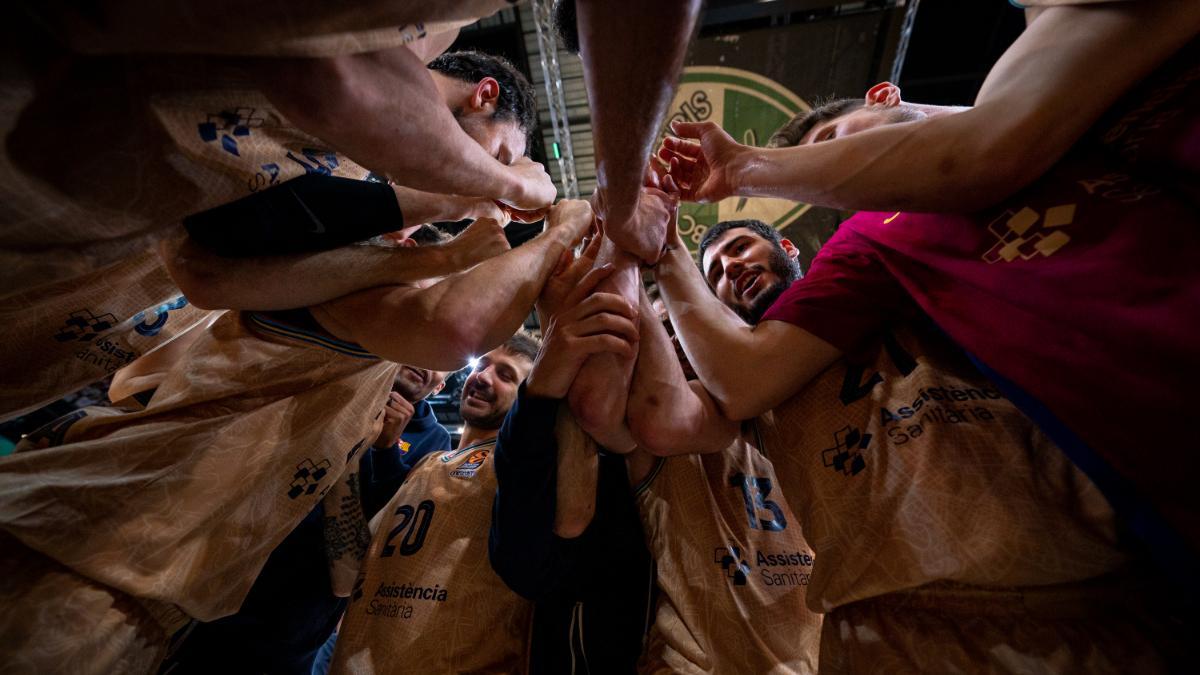 Hubo fiesta blaugrana en el Zalgirio Arena