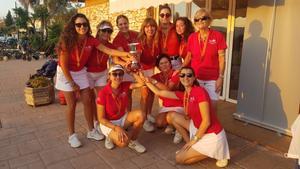 Green Team Urgell celebrant el títol