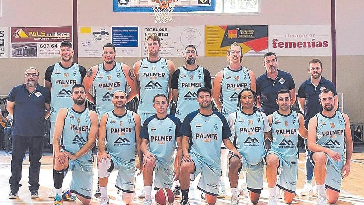 Plantilla del Palmer Basket Mallorca que ha conseguido el ascenso a LEB Plata.