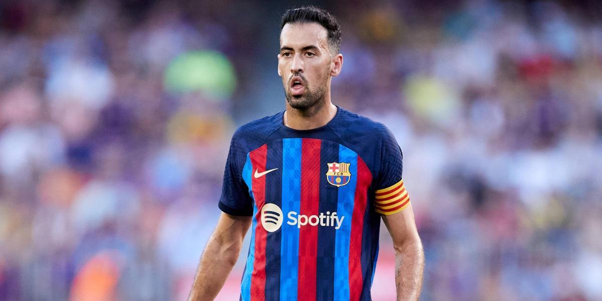 Sergio Busquets, durante un partido de liga esta temporada