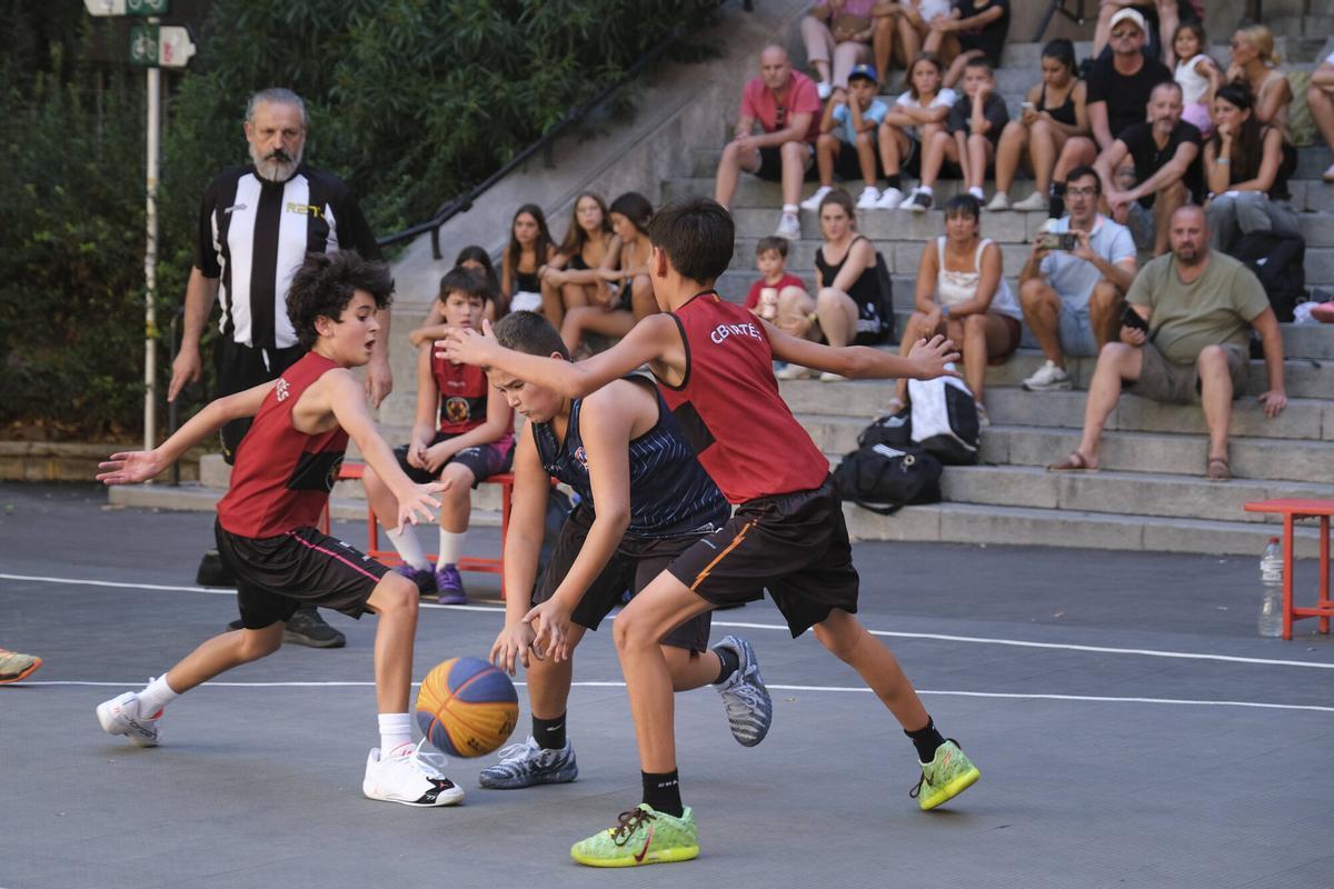 Imatges del 3x3 de la Festa Major de Manresa