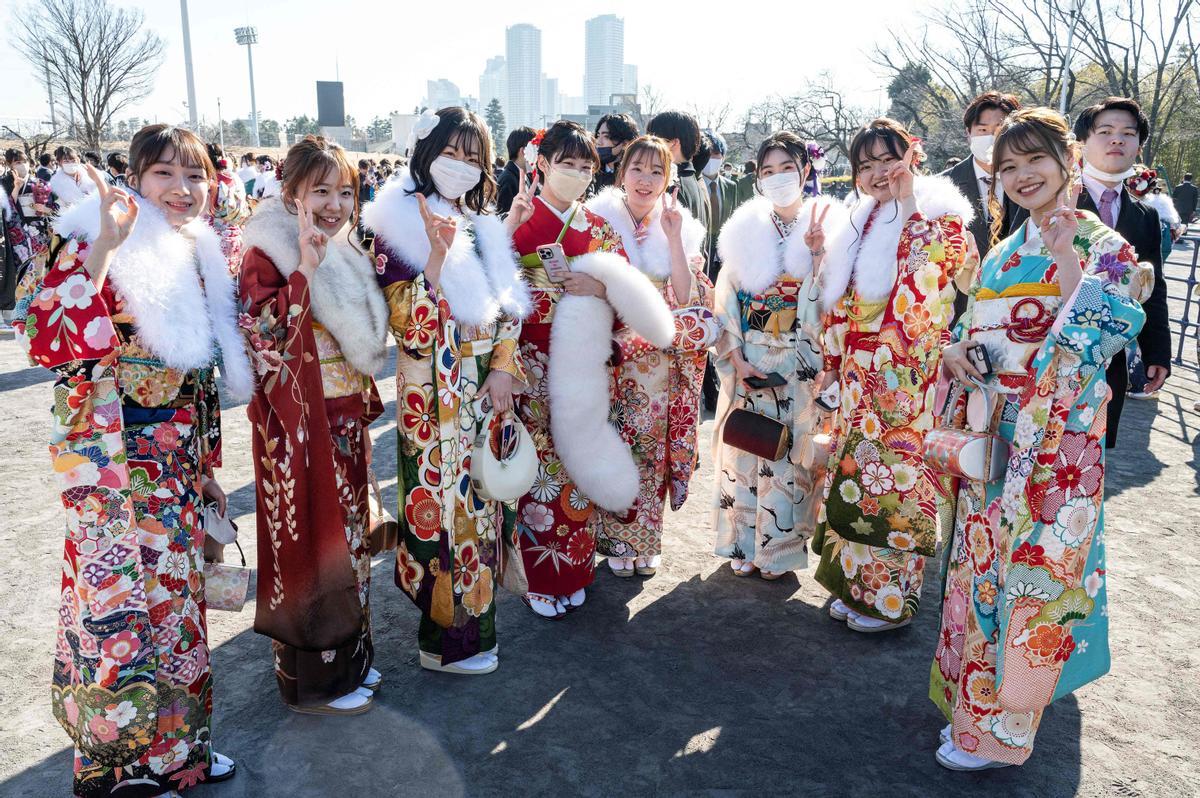 Ceremonia de celebración del Día de la Mayoría de Edad en Japón