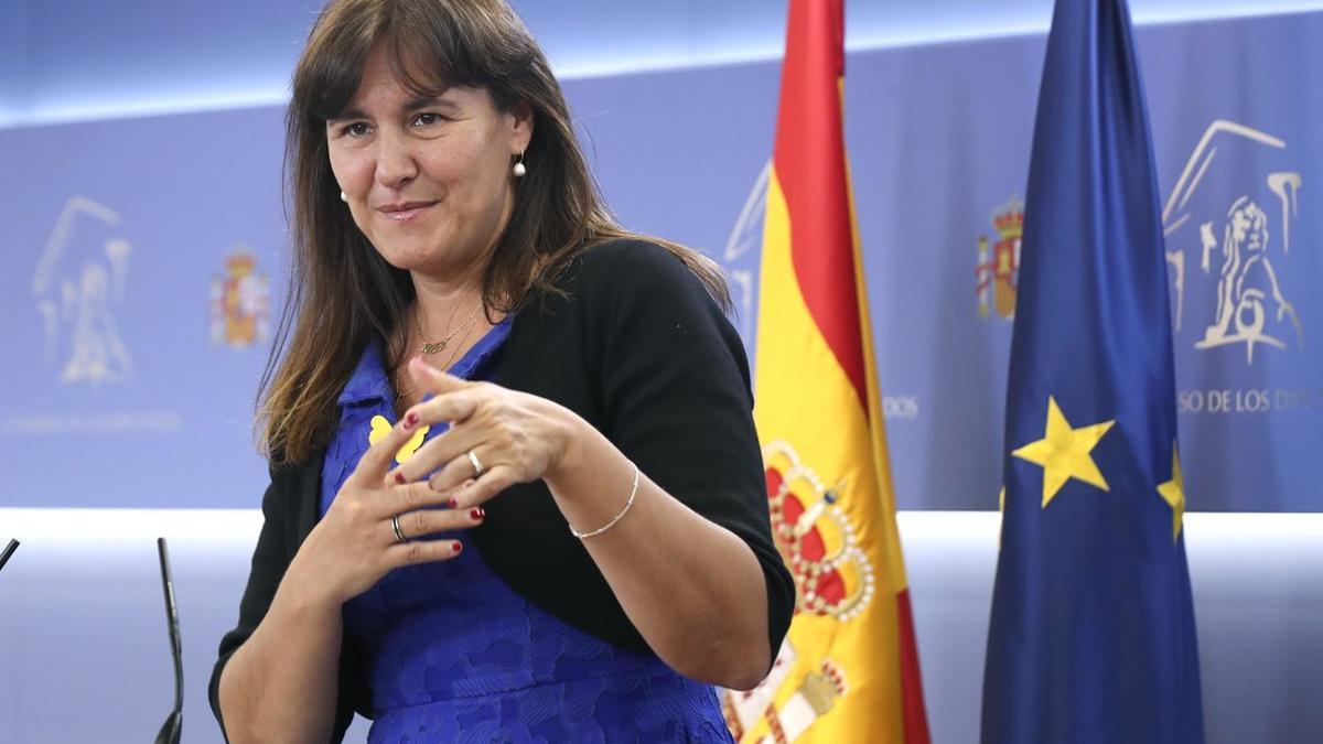 La diputada de JxCat Laura Borràs, en el Congreso.