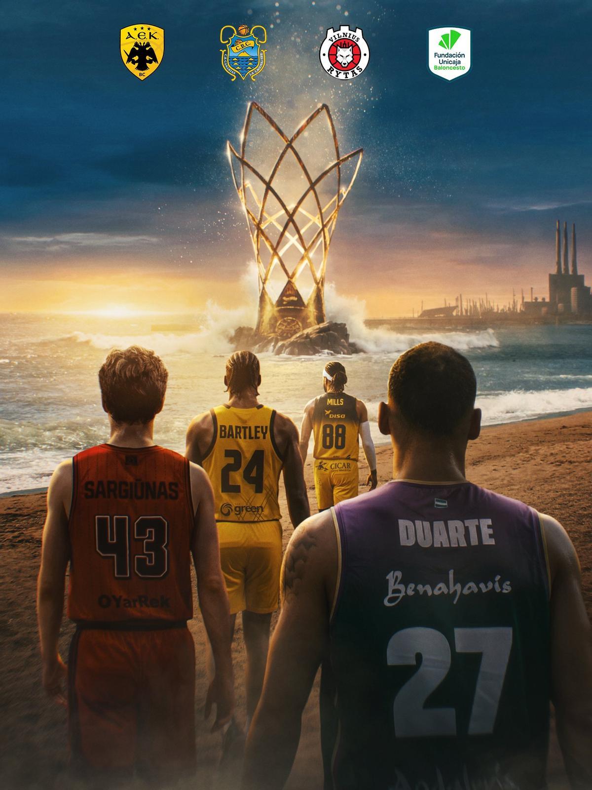 El Unicaja buscará a partir del jueves un nuevo título continental.