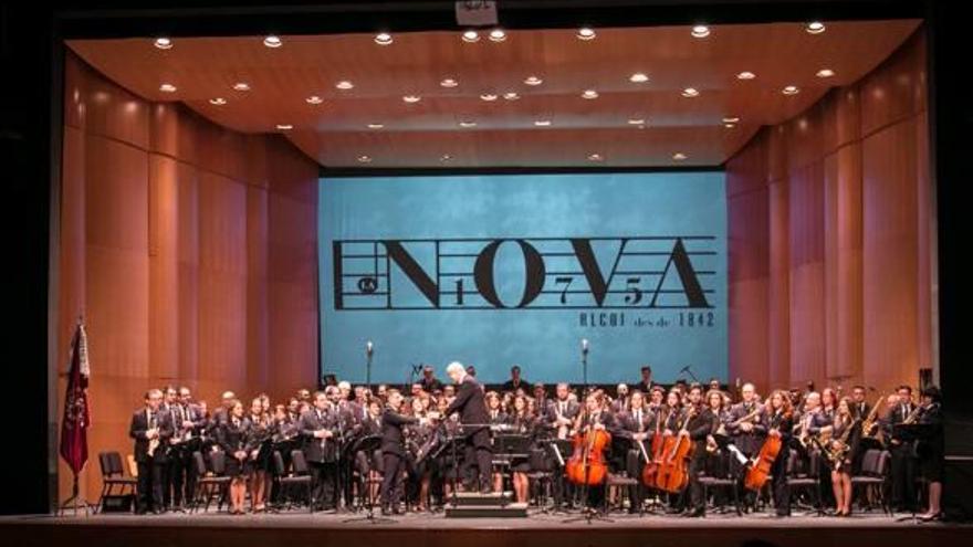 La Música Nova durante el concierto de cierre del 175 aniversario.