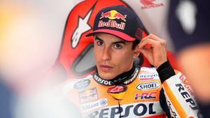 Marc Márquez recau d’una diplopia que li impedeix veure-hi bé