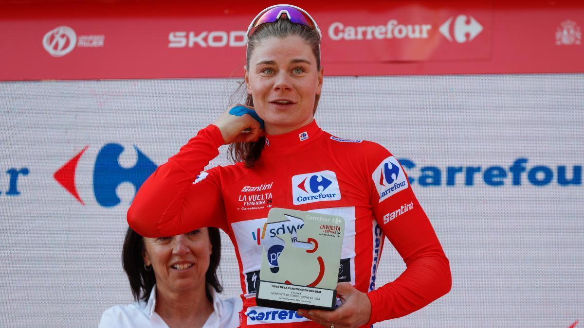 Lotte Kopecky, líder de la Vuelta Femenina 2026 tras la etapa 5