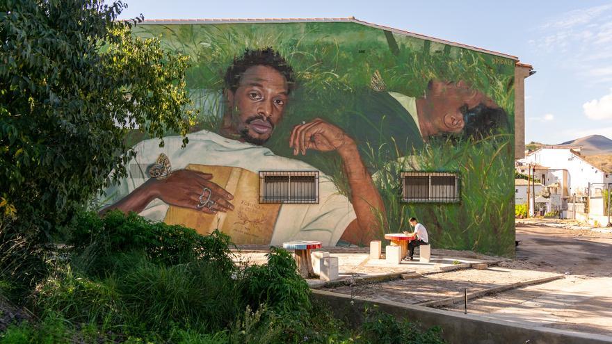 Zarra estrena un mural inspirado en Lorca