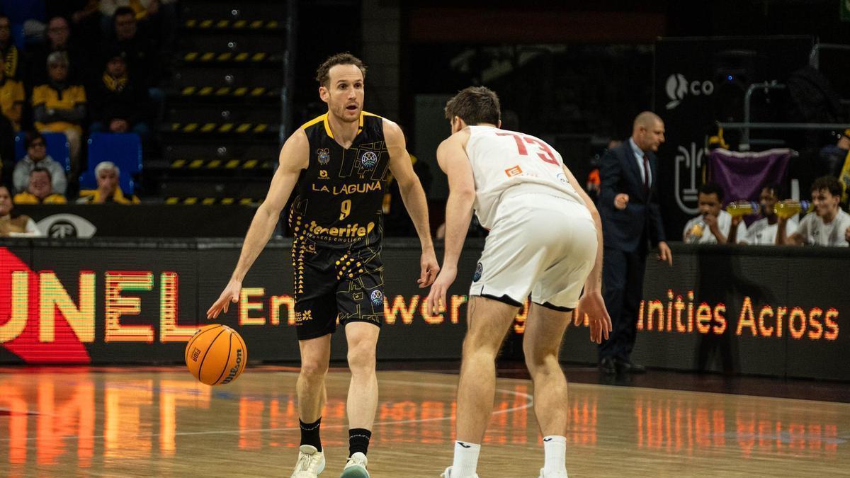 Huertas, en el partido frente al Nymburk de la BCL.
