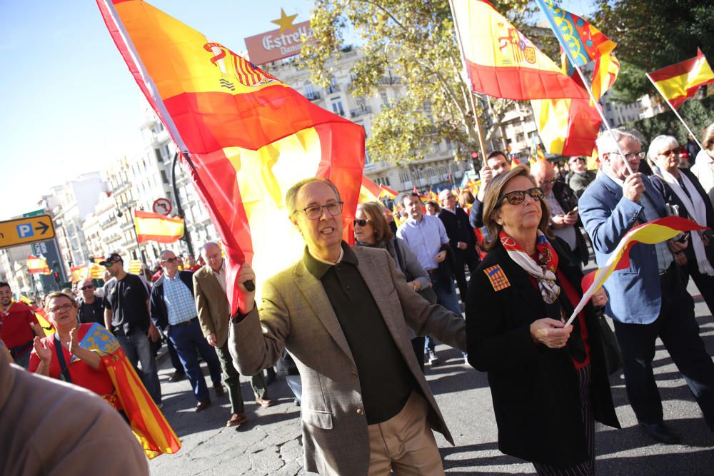 Manifiestación en València contra los 'països catalans'