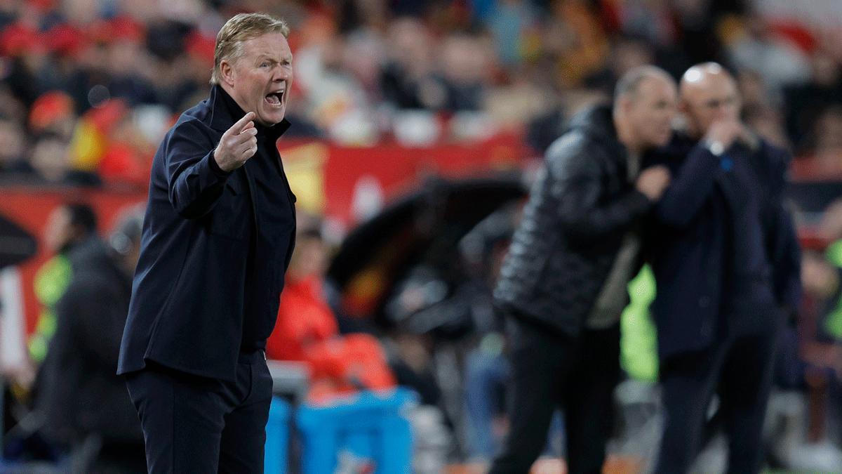 Koeman tras el partido frente a España: "Estoy muy orgulloso por los dos partidos"
