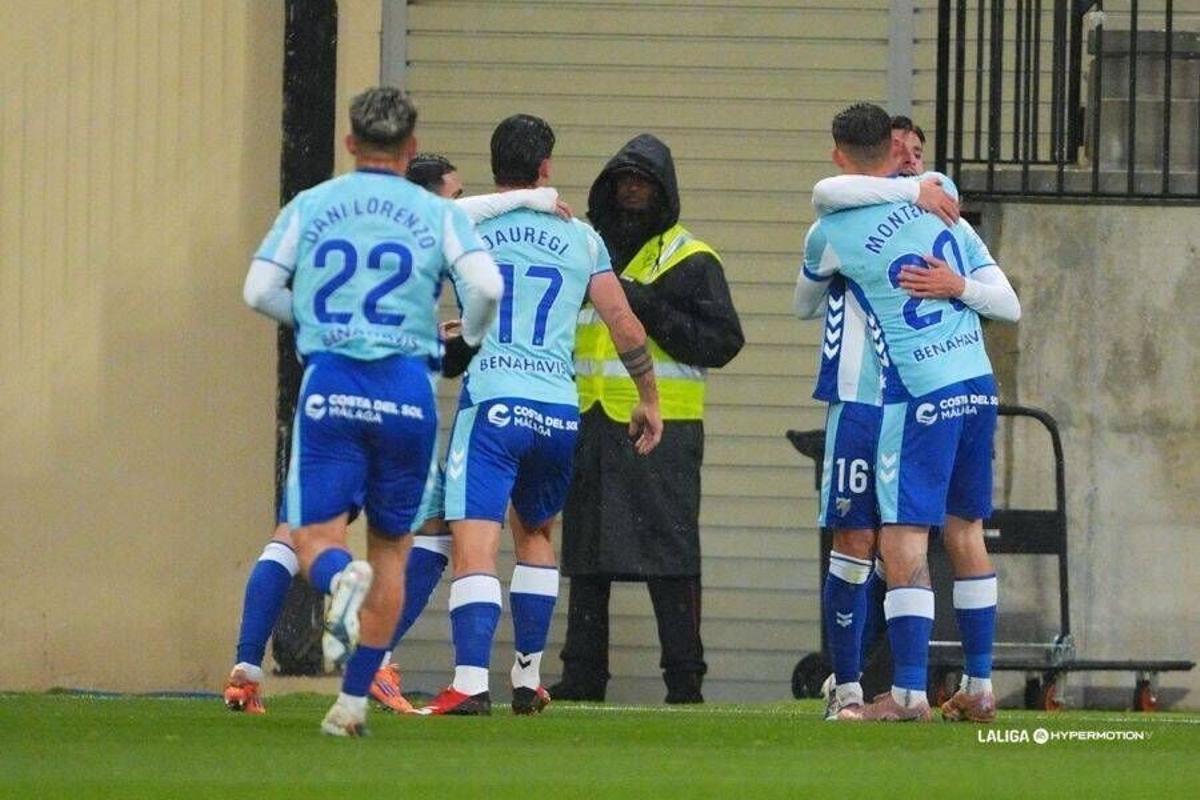 El Málaga CF sigue bien colocado en el play off de ascenso.