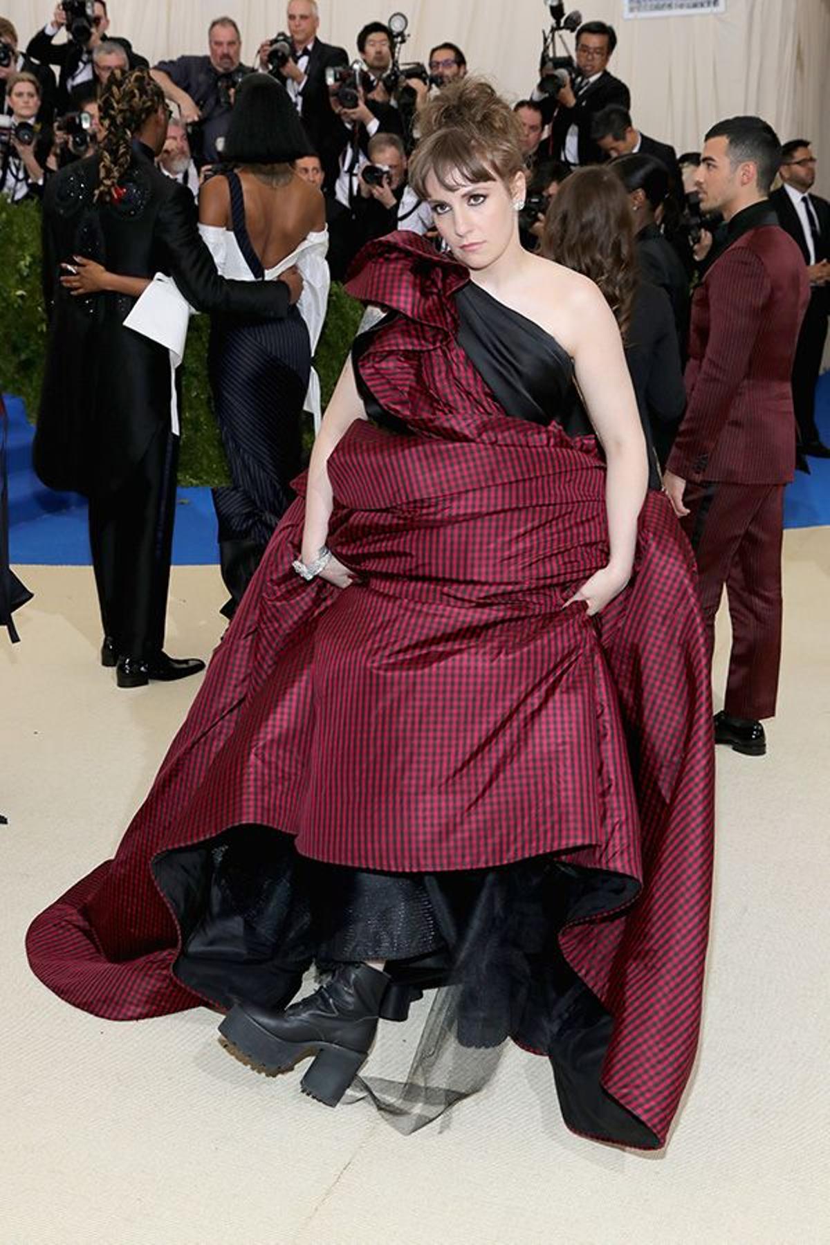 Lena Dunham en la Gala Met