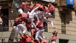 Una nena de la Vella de Valls, a l’uci a l’esfondrar-se un castell