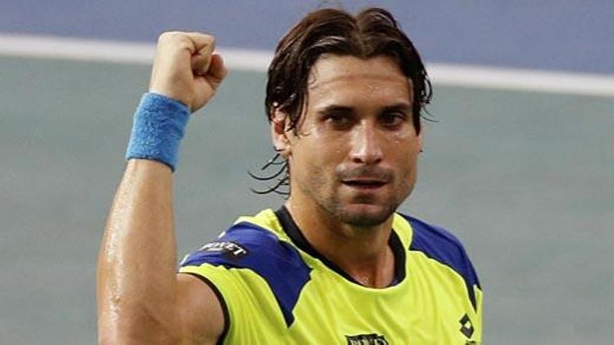 David Ferrer celebra su triunfo