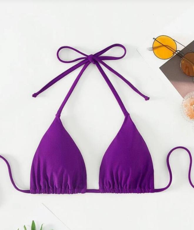 Bikini Shein morado