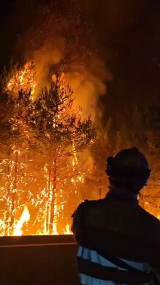 El juez sitúa al joven de 28 años detenido "en el punto exacto" donde se originó el incendio de Las Peñas de Riglos