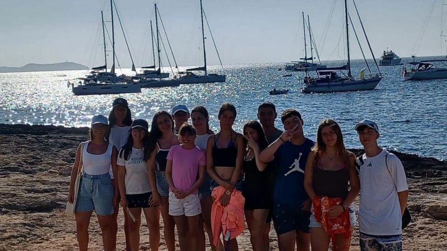 Participantes en el intercambio entre Cambados e Ibiza. |  FdV