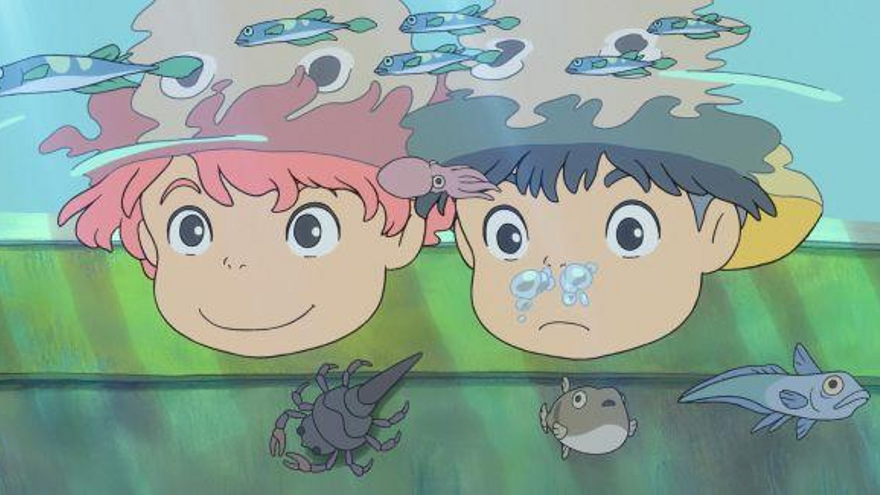 Ponyo en el acantilado