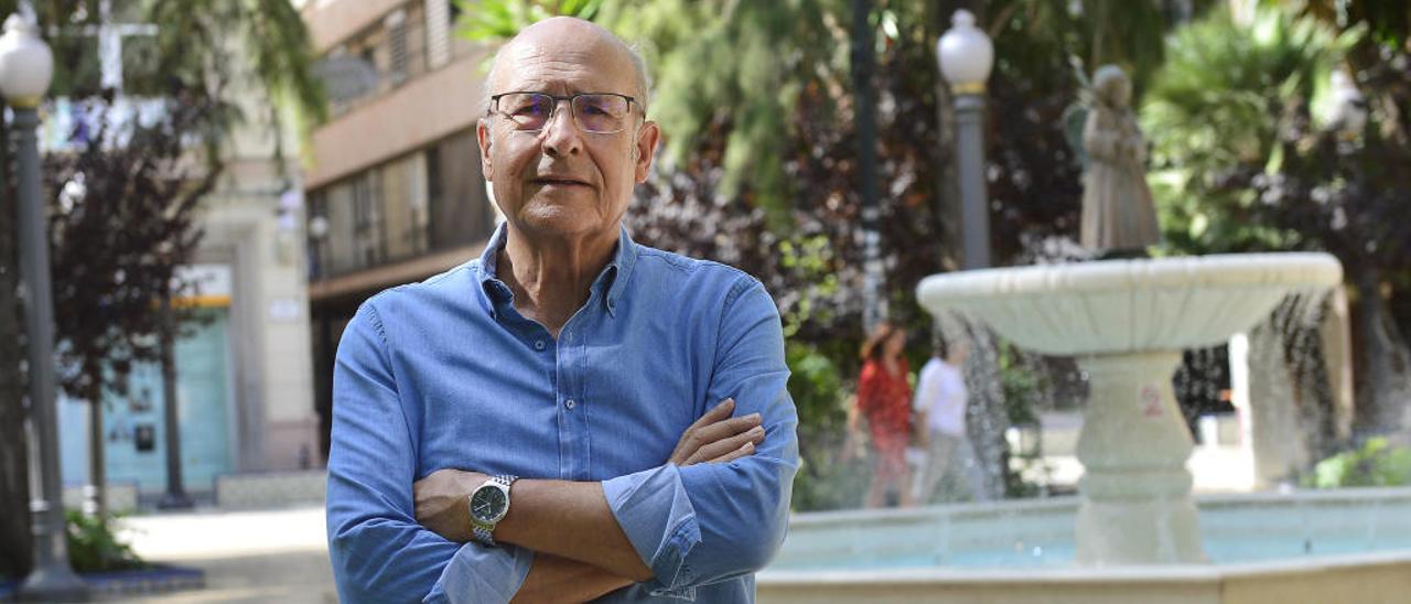 Jesús Rodríguez Marín en el centro de Elche.