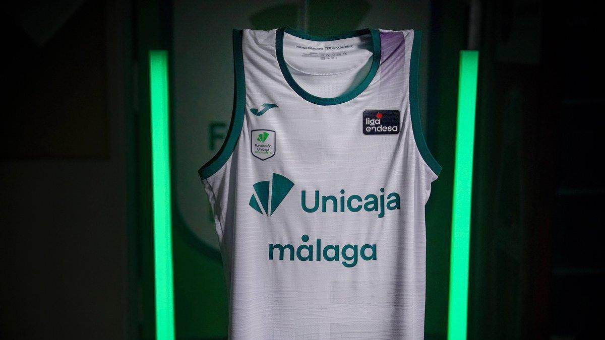 Segunda Equipacion del Unicaja para la temporada 2026/2027