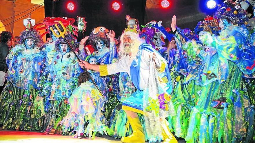 Imagen captada durante el desfile de Carnaval celebrado el año pasado en Alcoy.