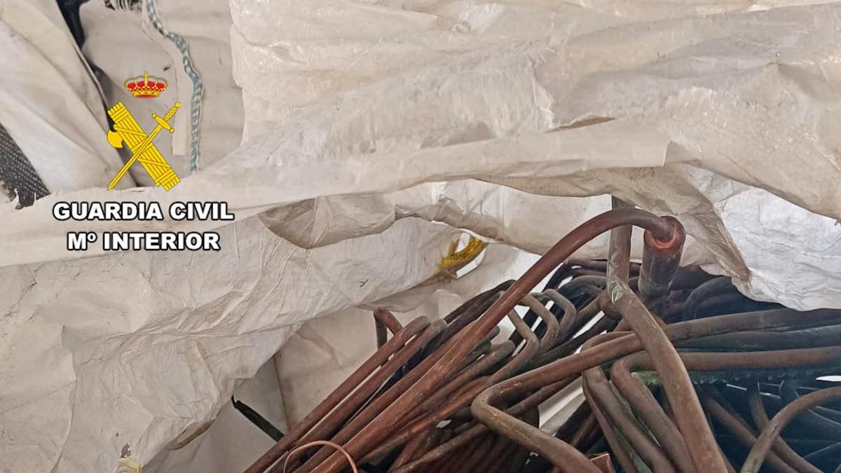 Imagen del cable sustraído.