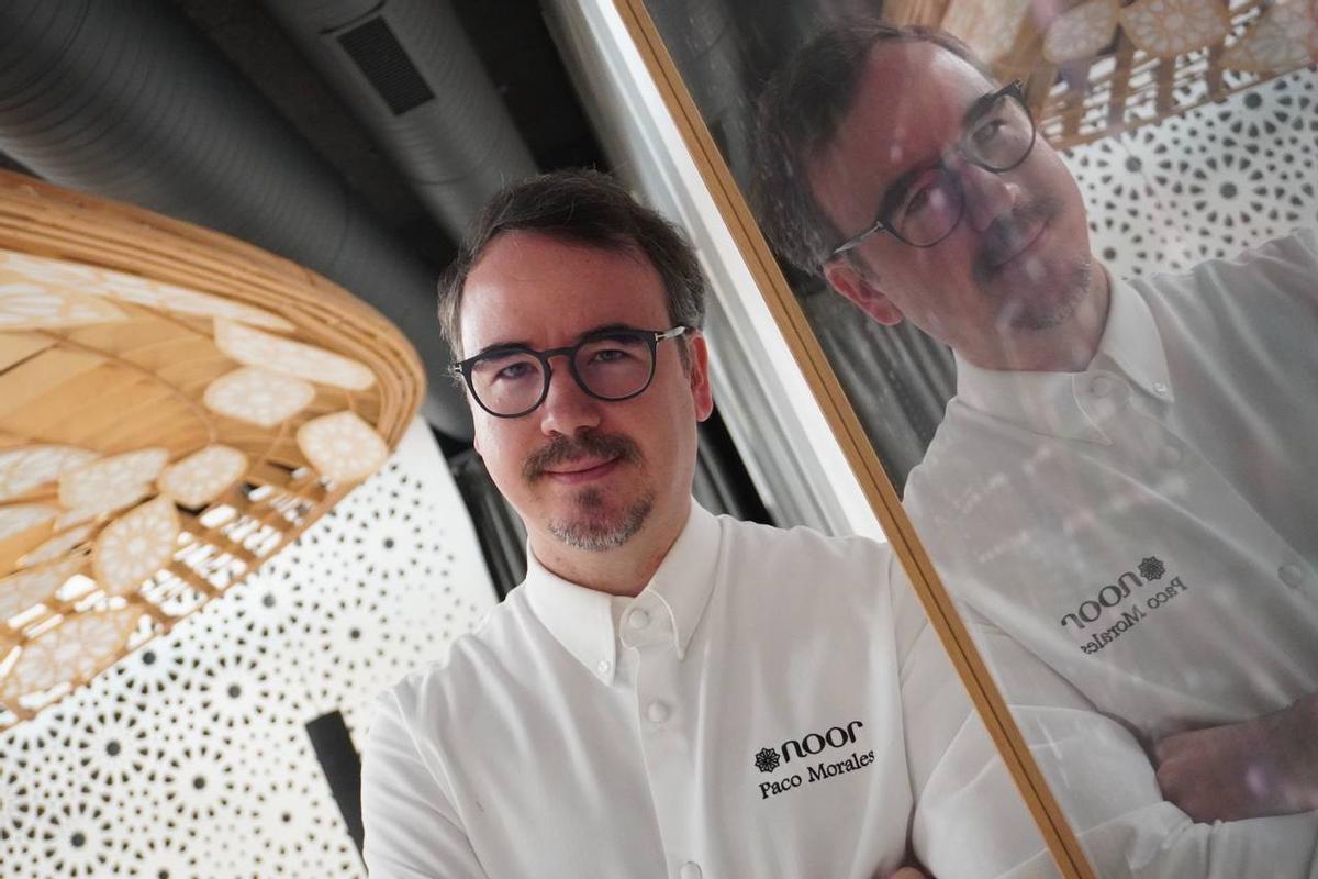 El chef cordobés Paco Morales, en las instalaciones de su restaurante Noor.